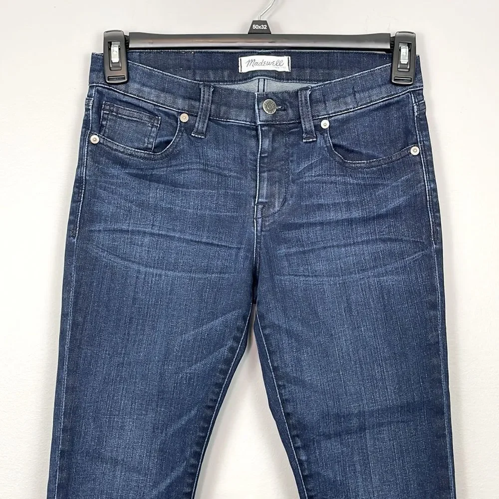 Madewell Skinny Skinny Blue Jeans. Mid Rise. Size 27.